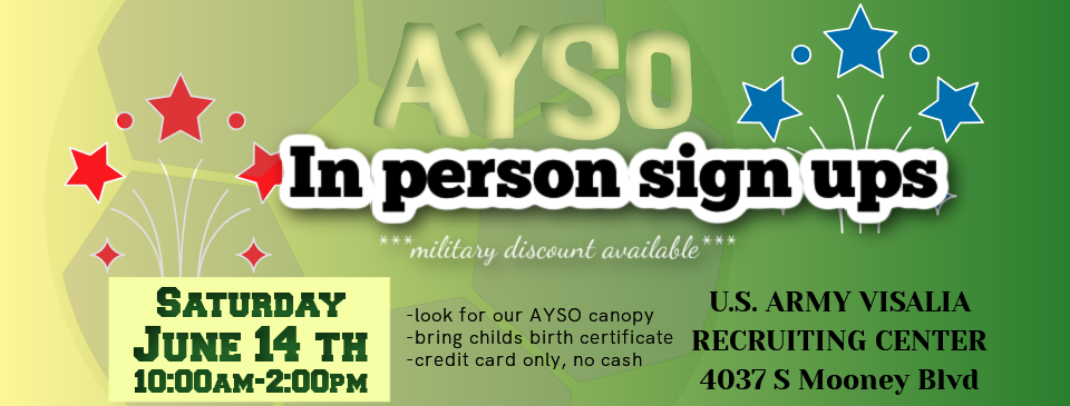 next in person sign ups